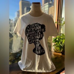 Strong Woman Feminist Tee – Empowerment Graphic Shirt